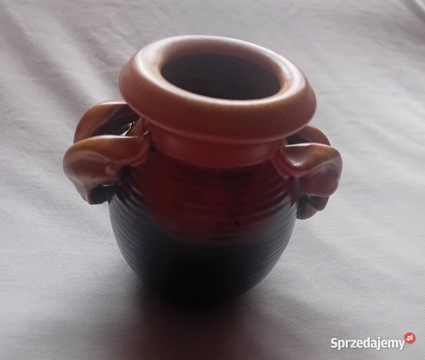 Wazonik amfora Mosa Maastricht Ceramic I połowa Porcelana i szkło