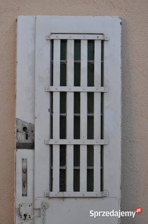Stare wzmocnione drzwi zewnętrzne mazowieckie Pomiechówek sprzedam