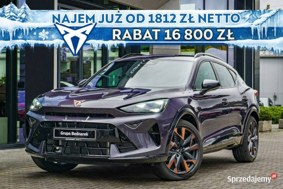 Cupra Formentor 15 eTSI 150 DSG Dostępny ręki elektrycznie ustawiane fotele Łódź