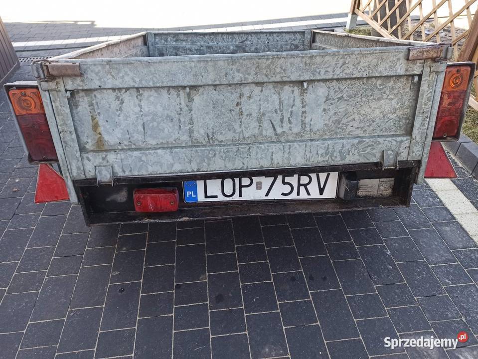 Przyczepka lekka Kłoczew 400 1993 r burtowe Chodel