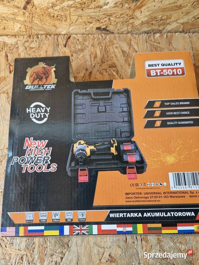 WiertarkoWkrętarka Akumulatorowa Bulltek BT5010 Głogowa