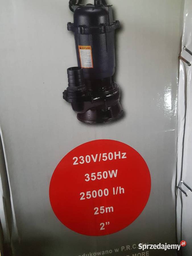 Pompa Do Wody Szamba 3550 Watt Rozdrabniacz Głogowa
