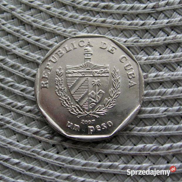 Kuba 1 Peso 2007r Kalisz
