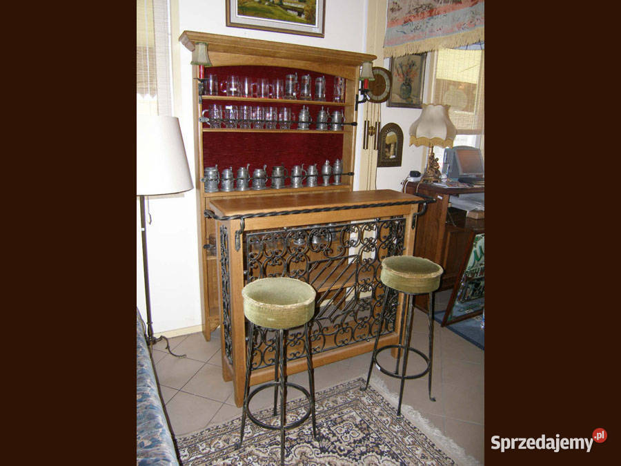 Barek dębowy komplet Meble Zambrów sprzedam