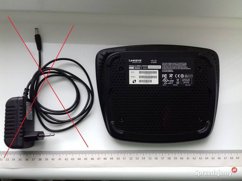 Linksys Cisco WirelessG WAG54G2 ADSL2 Modem Bydgoszcz