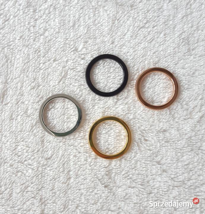 Zestaw komplet nowych pierścionków 4 pierścionki Pierścionki Szczecin sprzedam