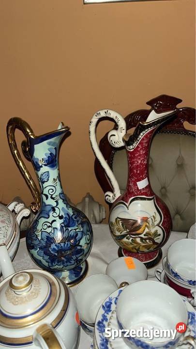 Amfora z ptakiem Wazon Vintage Hubert Bequet Gdańsk