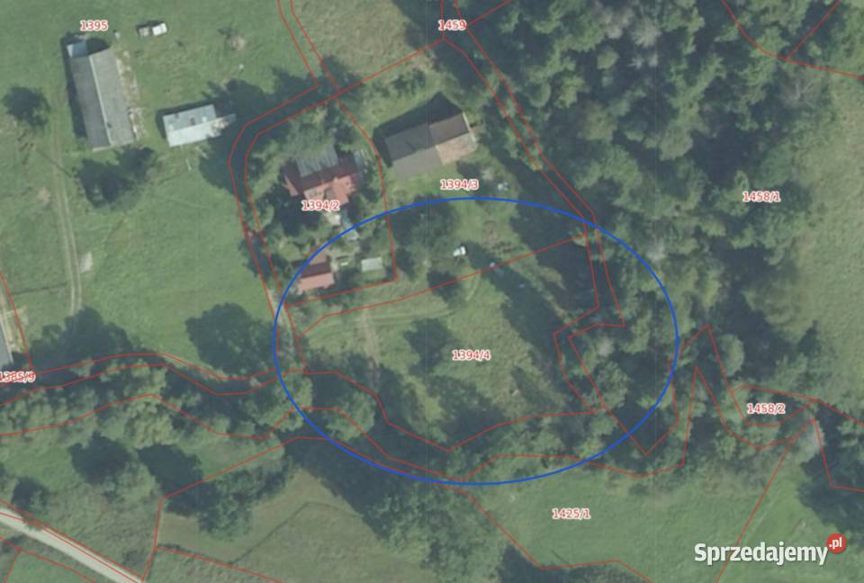 Działka 17a budowlana z WZiZT RabkaZdrój 1700m2