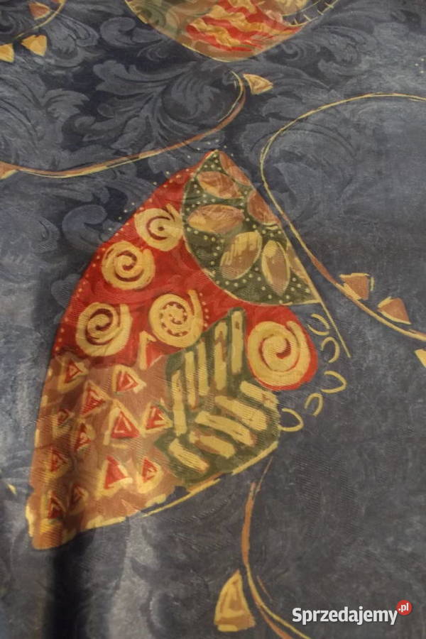 Angielskie zasłony żakard NOWE z upięciami Piekary Śląskie