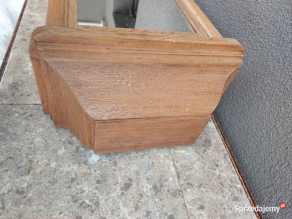 Szafka lustro ze skrzyni starego międzywojennego Tczew