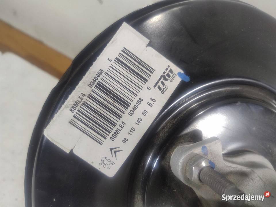 POMPA SERWO CITROEN C4 CACTUS 12 THP 9811514380 Układ hamulcowy