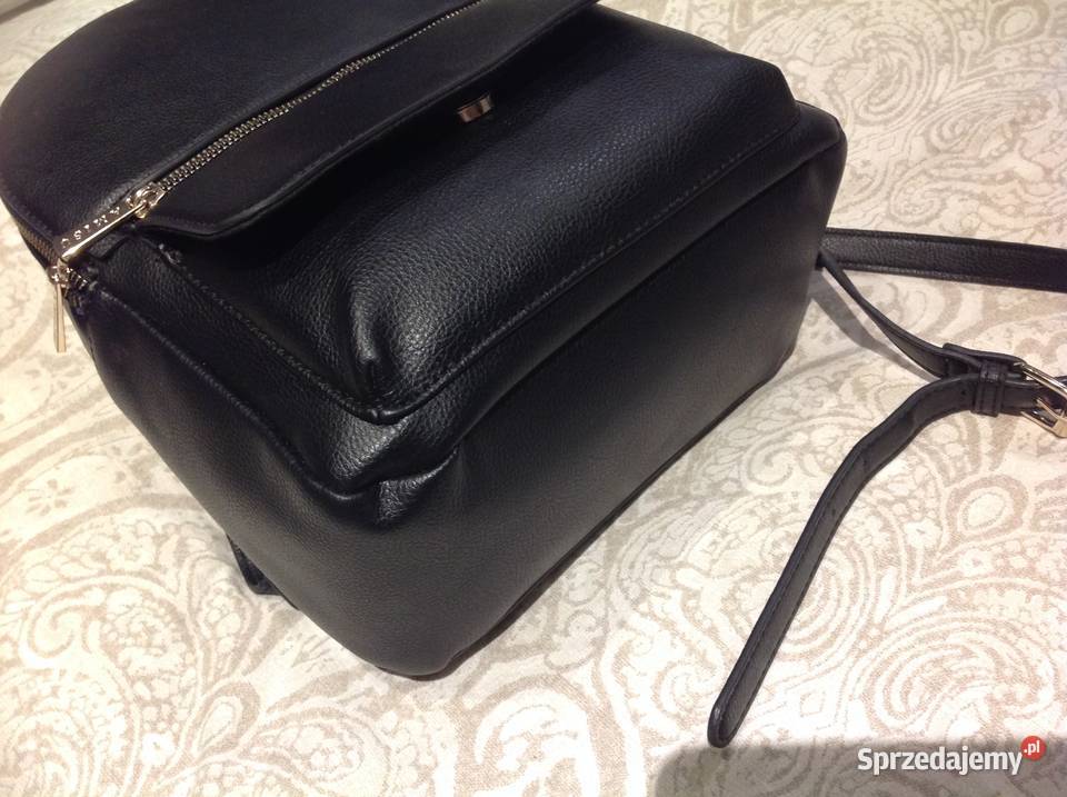 Plecak Czarny Skórzany Damski AMISU Nowa Sól