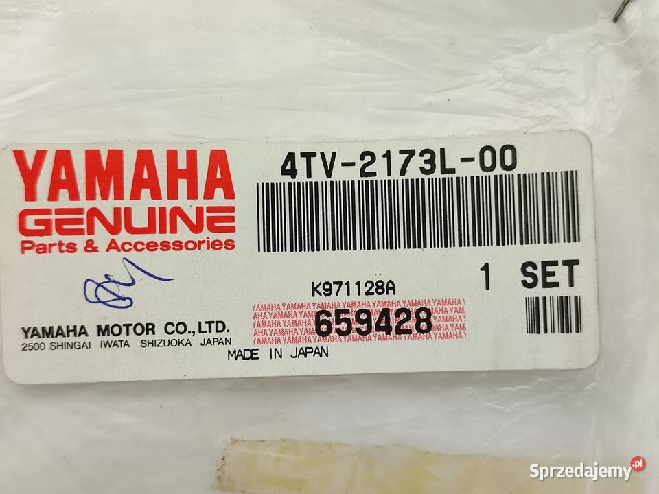 NAKLEJKA NA BOCZEK ZESTAW YAMAHA YZF600R 96 97 sprzedam