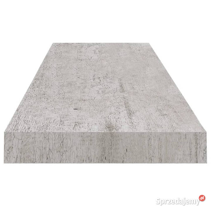 Półki ścienne 2 szarość betonu 90x235x38 MDF Warszawa