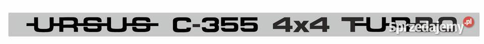 Naklejki na traktor URSUS C355 4x4 TURBO sprzedam