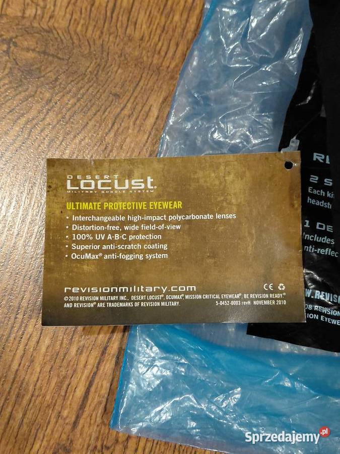 Gogle balistyczne Locust REVISION foliage NOWE dolnośląskie Wrocław