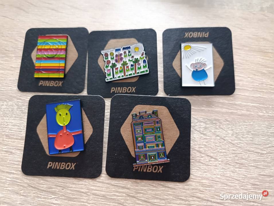 Emaliowane przypinki marki Pinbox pomorskie Kwidzyn