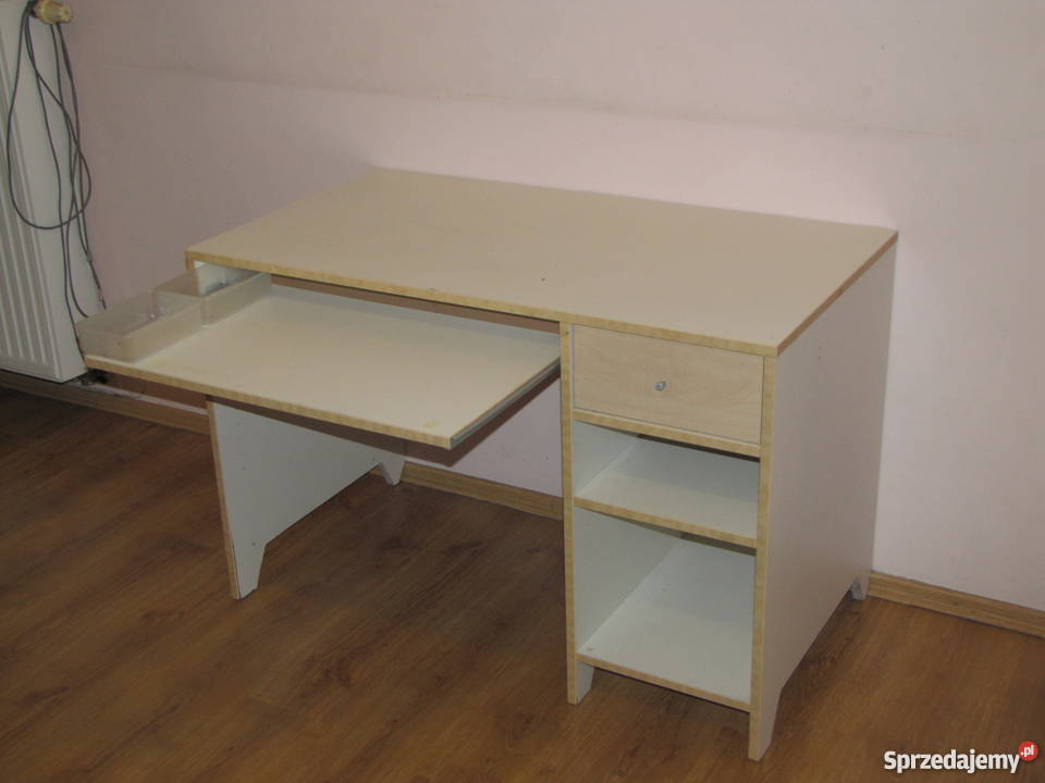 Białe biurko dziecka o wymiarach blatu 110 x 60 mazowieckie