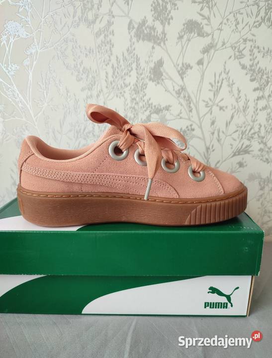 Damskie buty Puma Suede Kiss rozmiar 37 brązowy/beżowy Obuwie sportowe Warszawa