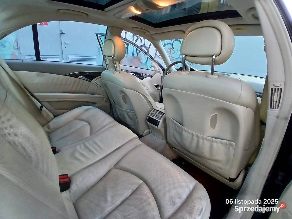 MERCEDES E500 W211 50 V8 LPG jasne wnętrze Gdynia