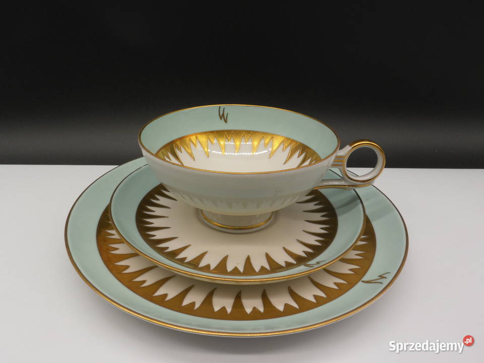 Zestaw śniadaniowy trio Wallendorf Porcelana i szkło Raszków