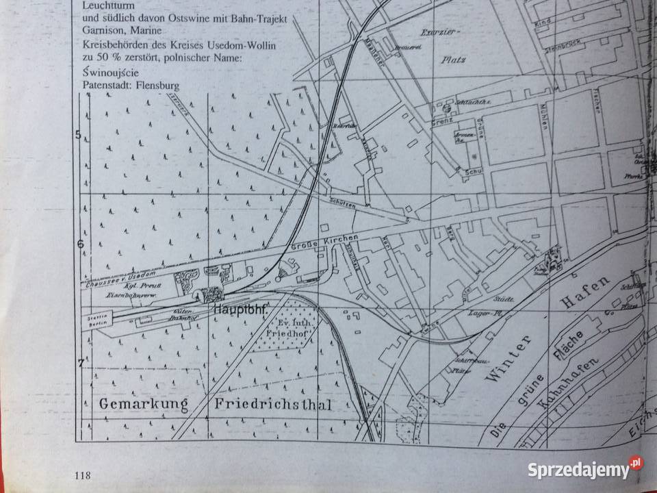460 Niemiecki Plan Świnoujścia Szczecin