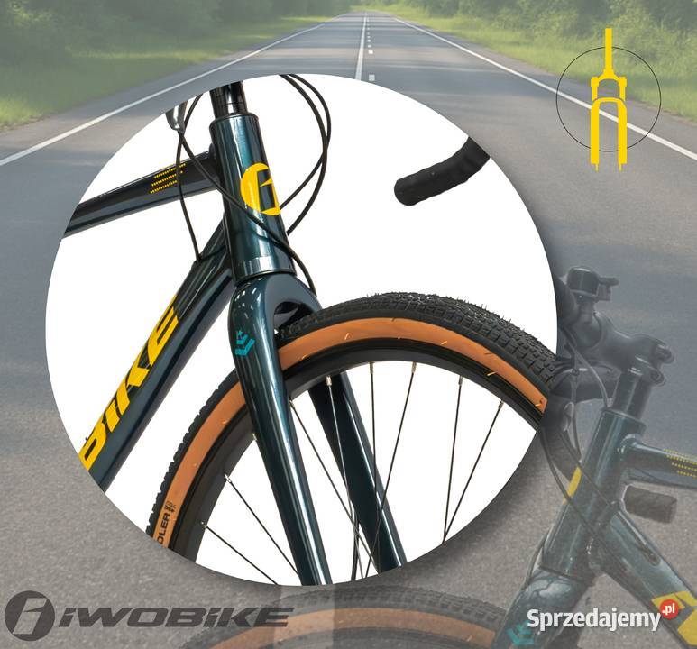 Rower Męski Gravel 28 Aluminium IWOBIKE 2025 Gorlice