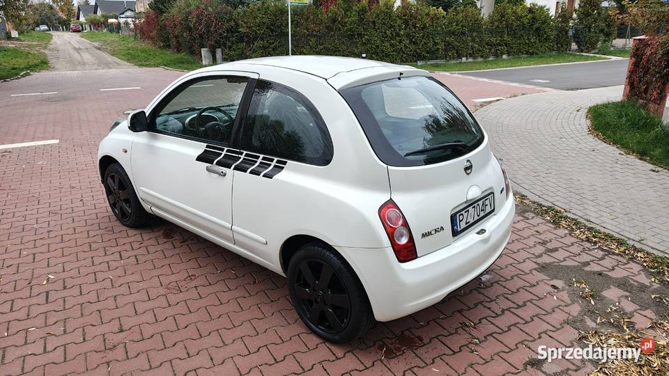 Nissan Micra K12 Lift 12 benzyna nawigacja klima wielofunkcyjna kierownica Rokietnica