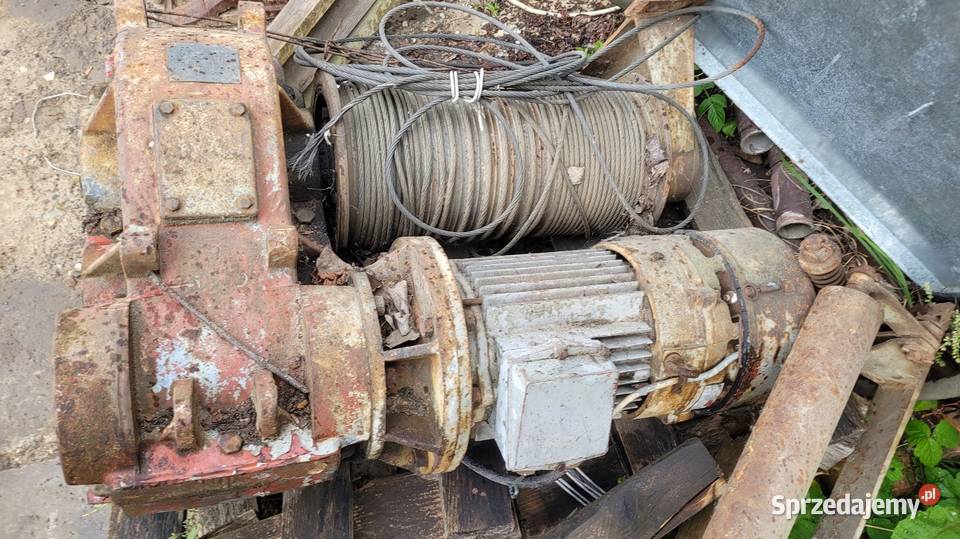 Wyciągarka przekladnia silnikiem elektrycznym lubelskie Tomaszów Lubelski