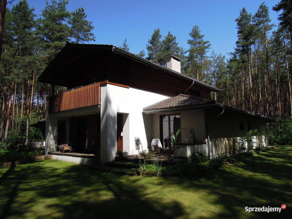 dom w lesie 30 Warszawy murowane Domy mazowieckie