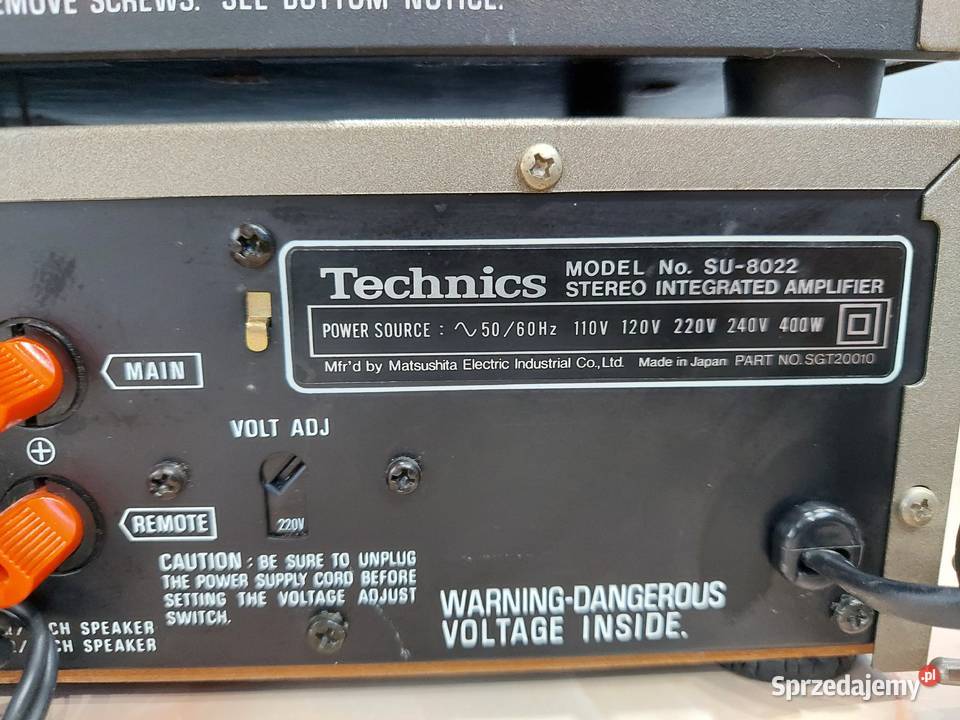 Technics Amplifier SU8022 and Technics Tuner Łapy
