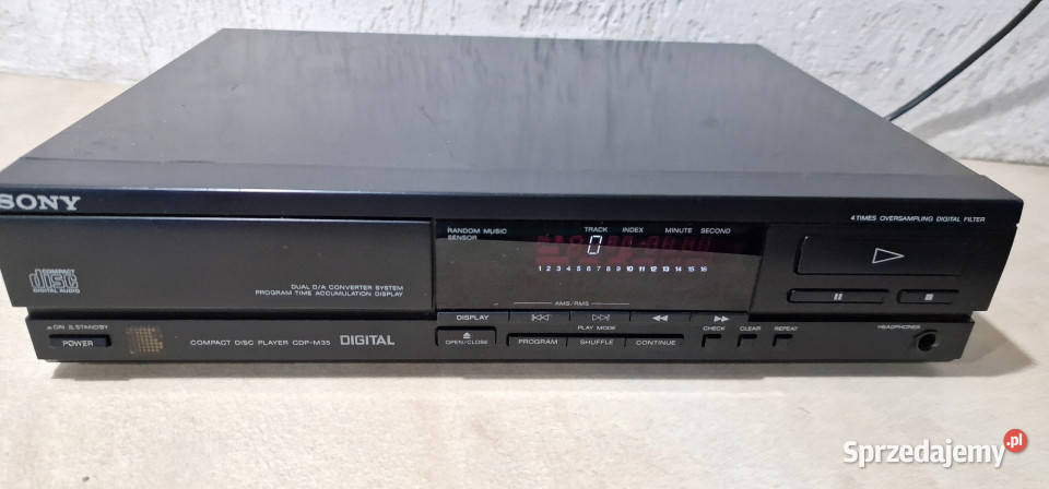 Cd player SONY M35 CDPM35 odtwarzacz kompaktowy Odtwarzacze CD i MD Międzychód
