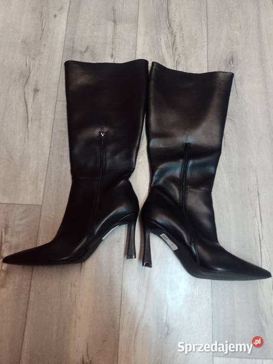 43 ASOS Design Ekskluzywne Czarne Kozaki Asos Kozaki Kraków sprzedam