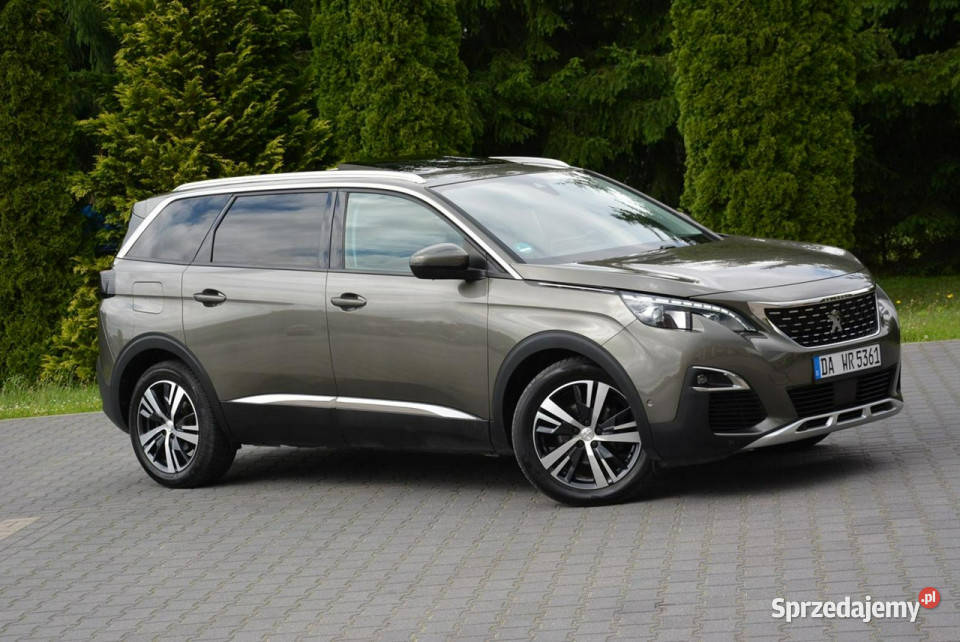 Peugeot 5008 Radar ACC Skóry Panorama 7foteli kurtyny powietrzne Ostrów Mazowiecka