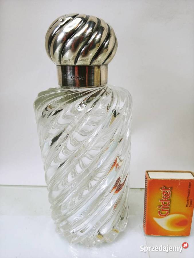 Londyn Flakon na perfumy Srebro 925 Kryształ Nowa Sól