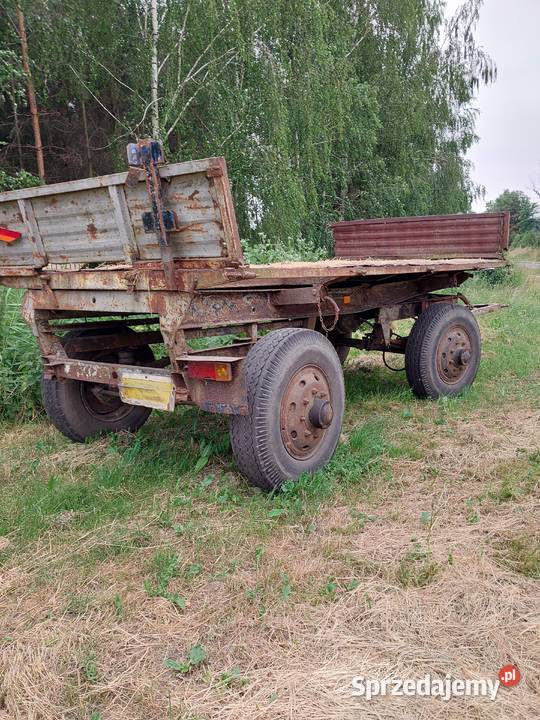 Przyczepa wywrotka do remontu D50 lad6 ton łódzkie