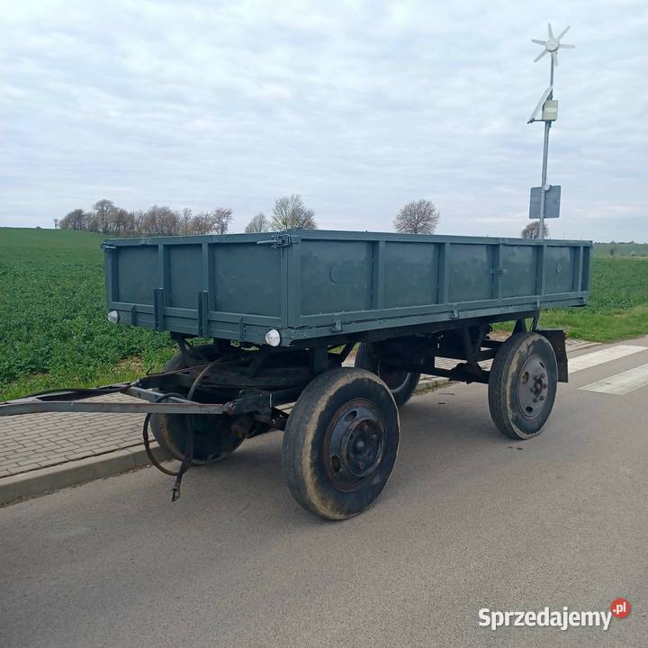 Przyczepa 4T wywrotka nieuszkodzony Piaski sprzedam