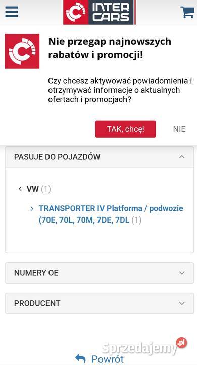 Bosch 331 303 071 elektromagnes rozrusznika T4 Brzesko