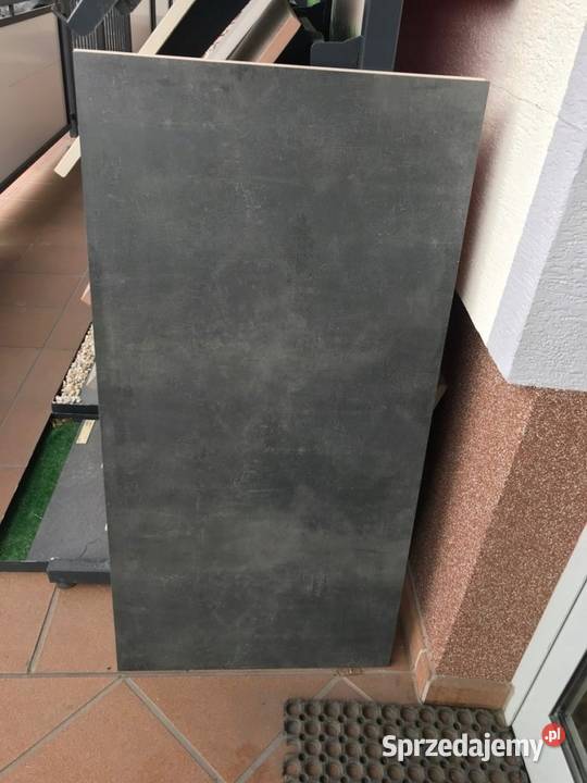 Gres płytka 60x120 grafitowa beton cement NEw