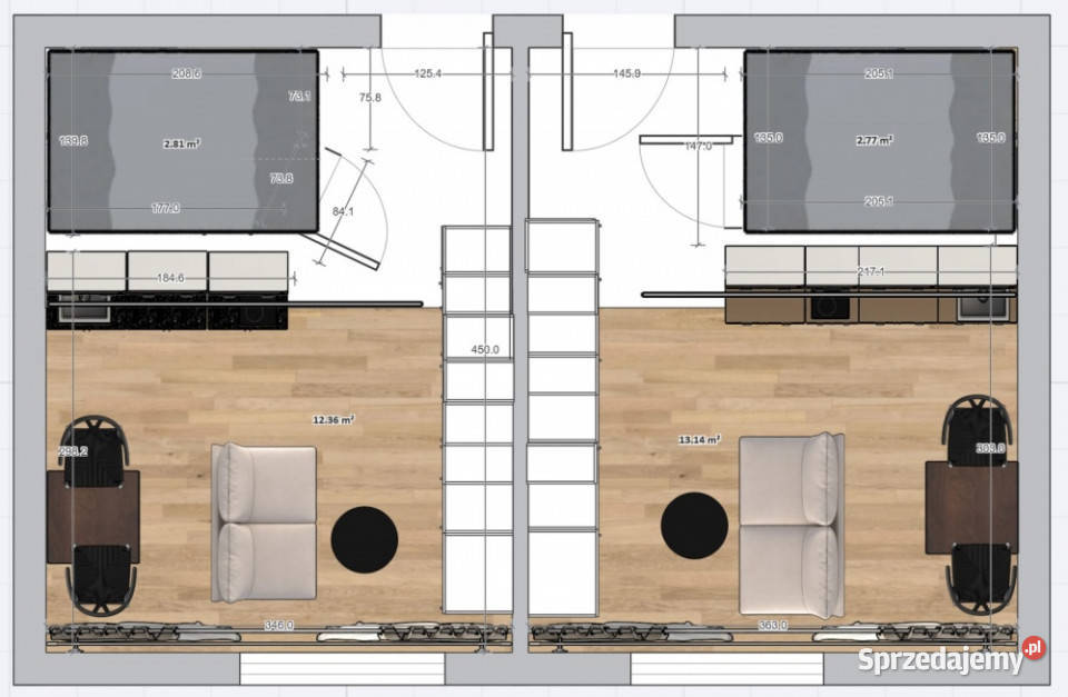 Gotowiec inwestycyjny 2PAK niezależne wejścia
