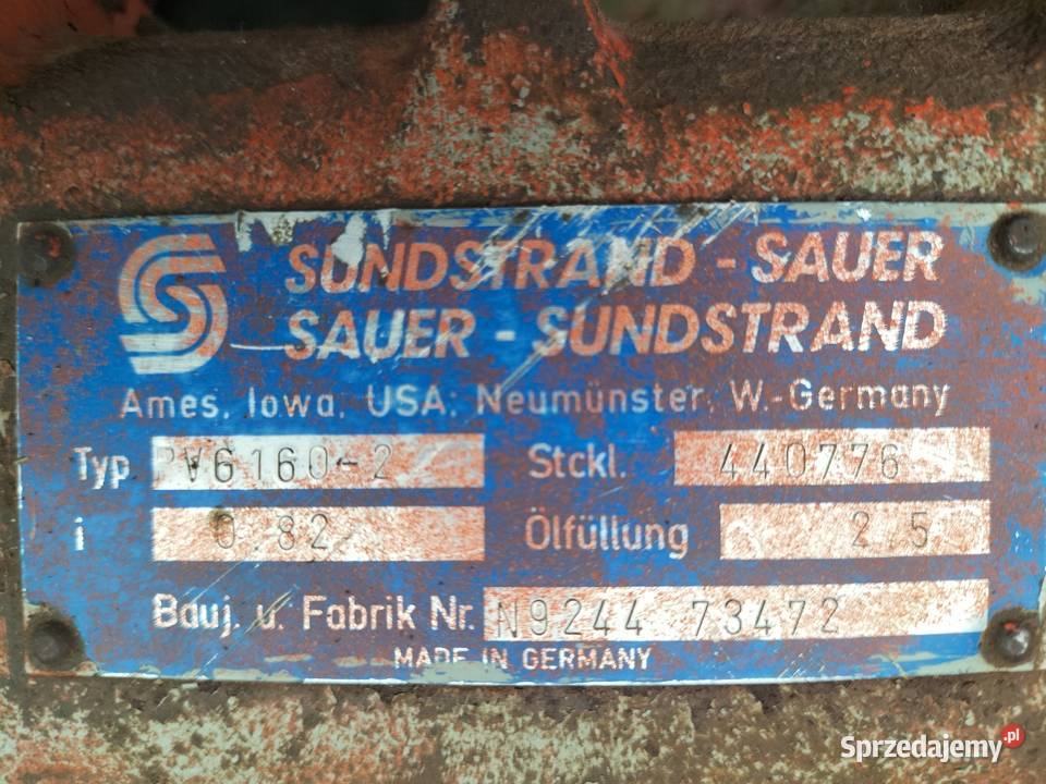 Zestaw pomp hydraulicznych Sieradz sprzedam