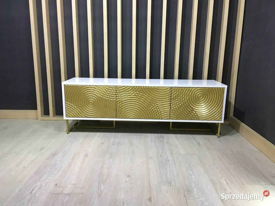 Szafka RTV designerski sideboard 150 biała Warszawa