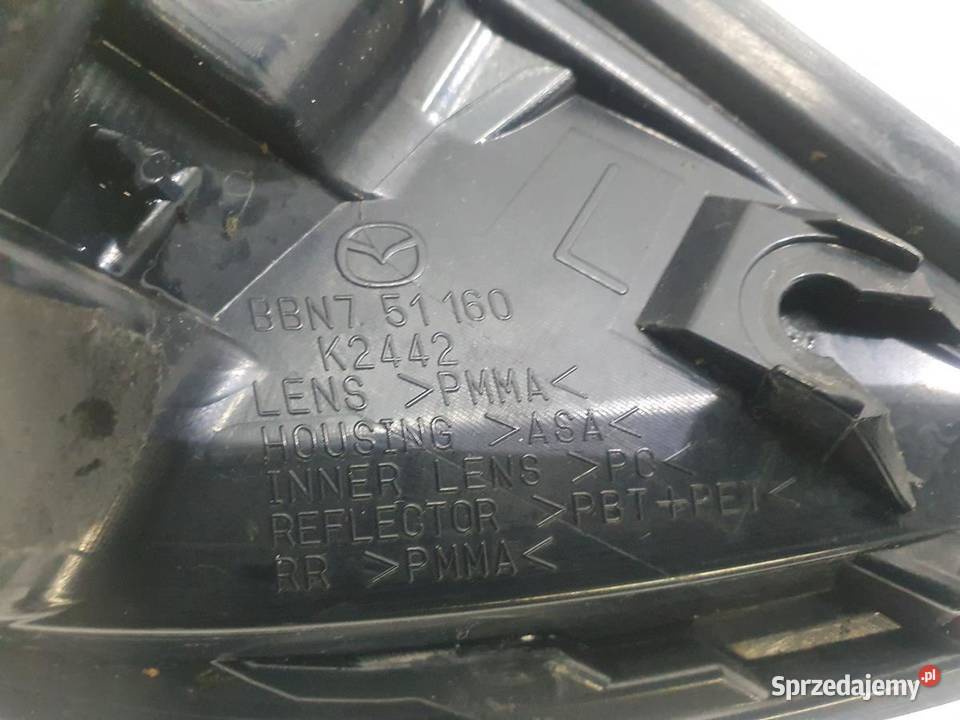 LAMPA LEWY TYŁ MAZDA 3 EU HB BBN751160 sprzedam