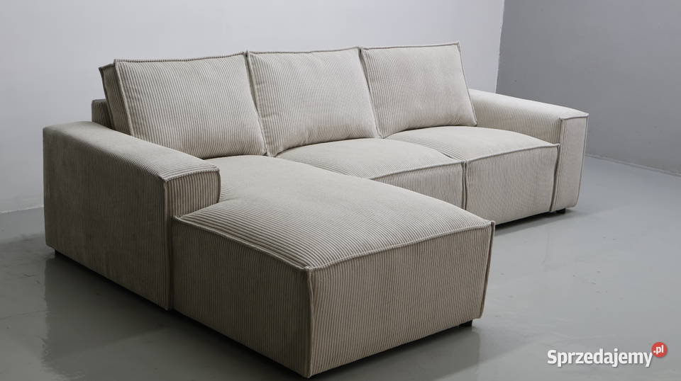 TPB Narożnik kanapa rogówka sofa Poduszki Salon 267cm wielkopolskie Poznań