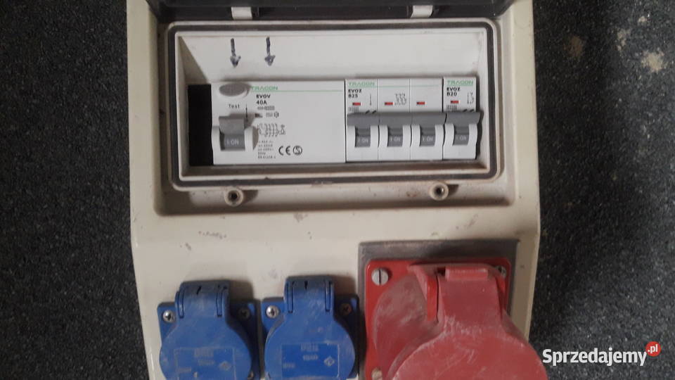 Skrzynka budowlana elektryczna Zabezpieczenia i rozdzielnice śląskie Góra sprzedam