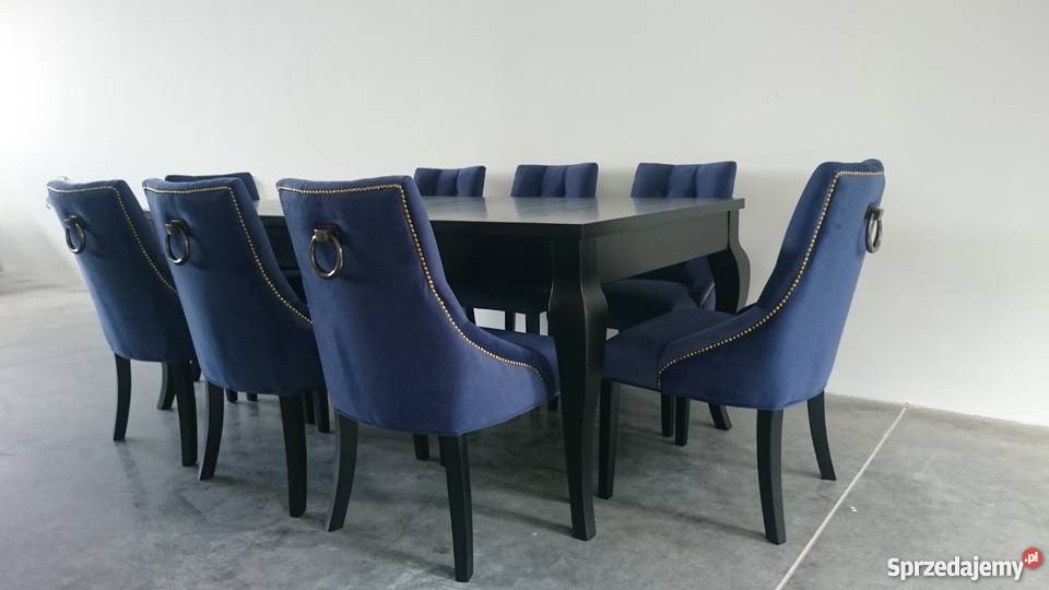 Krzesło pikowane z kołatką chesterfield glamour Łódź