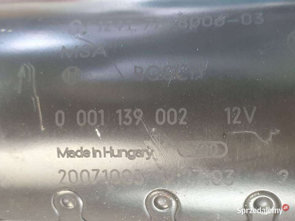 ROZRUSZNIK BMW E87 E90 20 D ROZRUSZNIK bosch Rudka