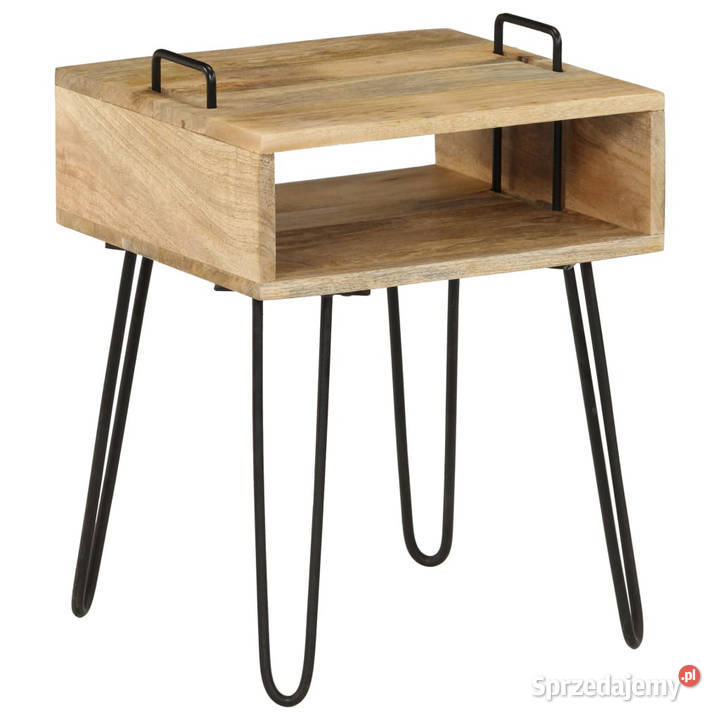 Stolik nocny z litego drewna mango 40 x 34 x 47 Warszawa
