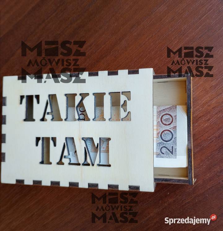 Pudełko na kasę hajs pieniądze Mikołaja wielkopolskie Racot sprzedam