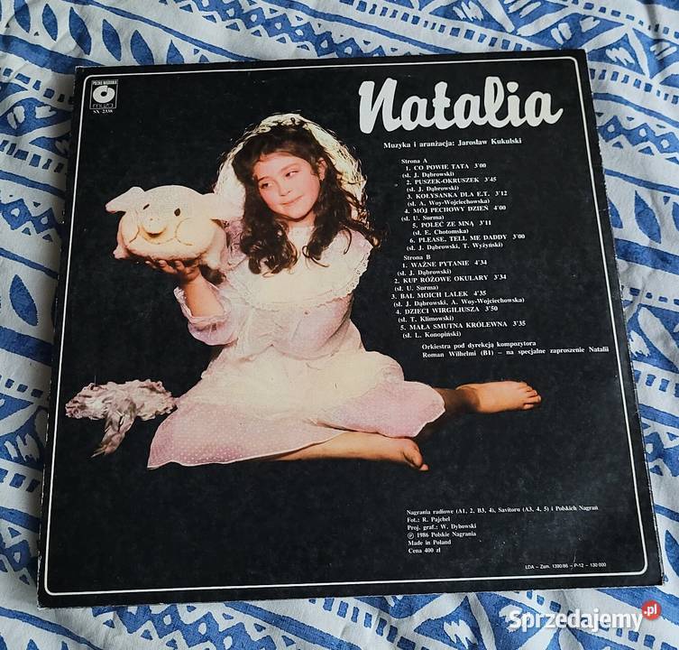 Natalia Natalia Kukulska płyta z roku 1986 stan Chełmno